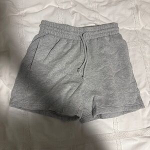 TNA CozyAF Fleece Shorts – Light Grey – XS
